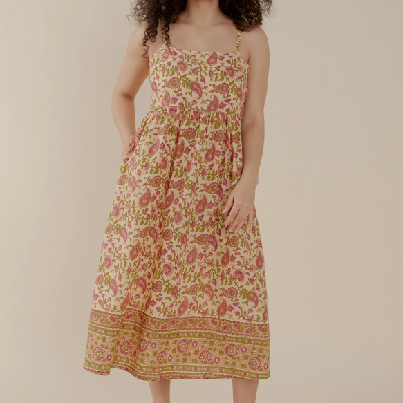 Sofia Midi Dress Floral