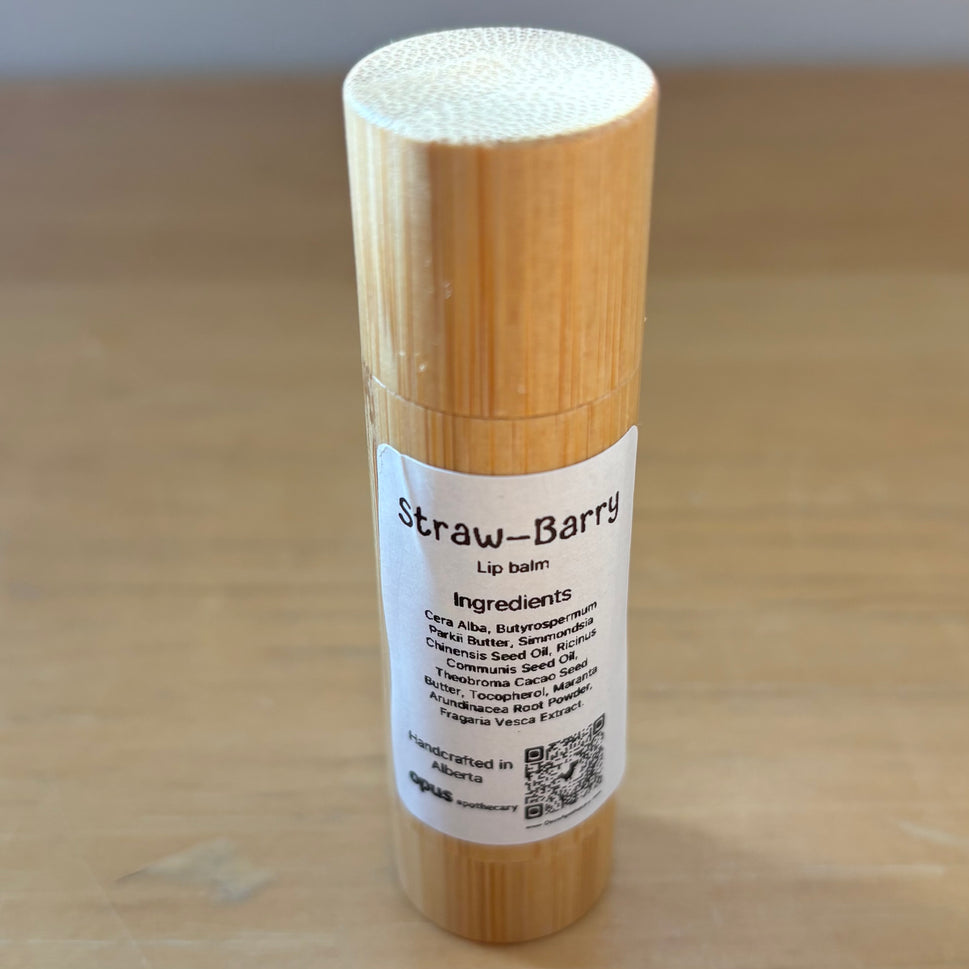 Opus Lip Balms Bamboo Cointainer