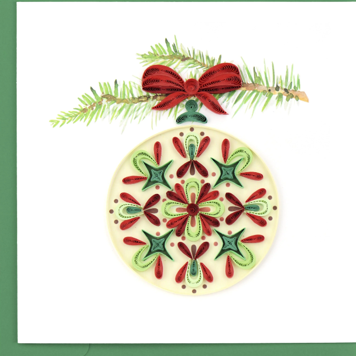 Traditional Ornament Christmas Card