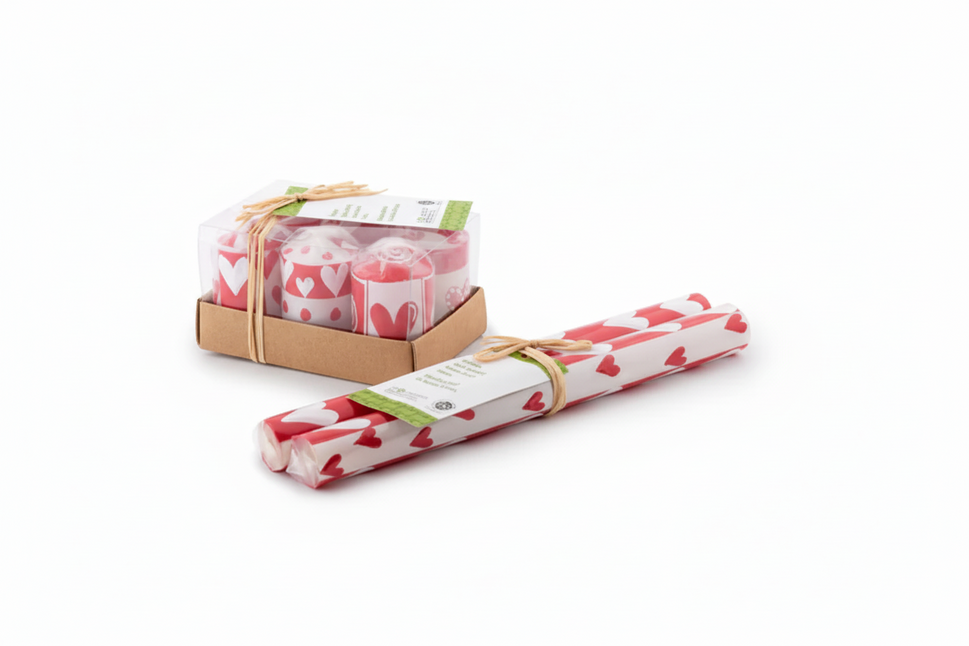 Valentine's Candle Votive 2” Box of 6