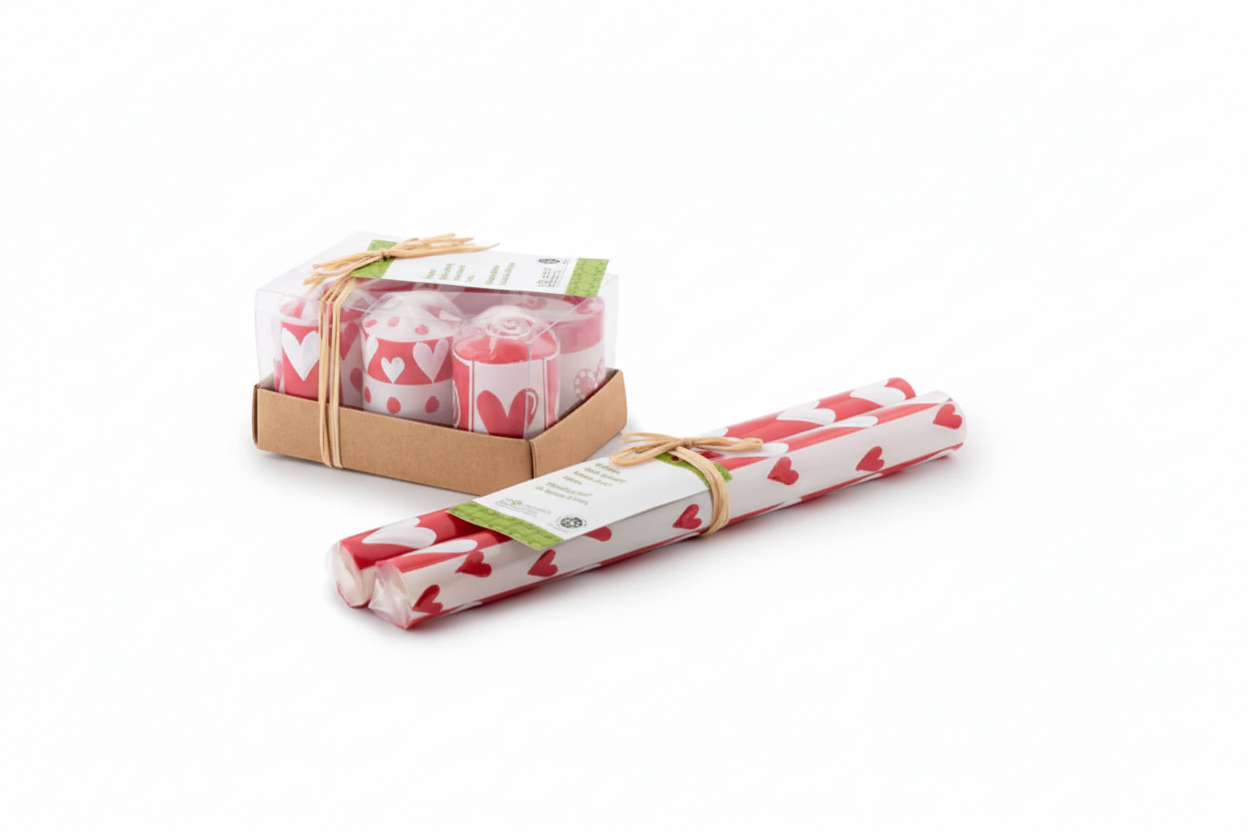 Valentine's Candle Votive 2” Box of 6