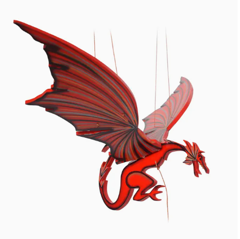 Dragon Flying Mobile - Welsh