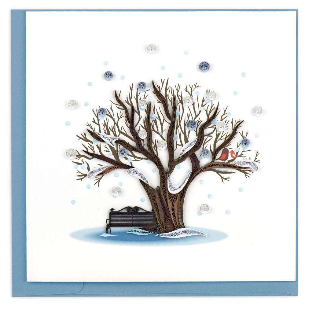 Winter Bench Card