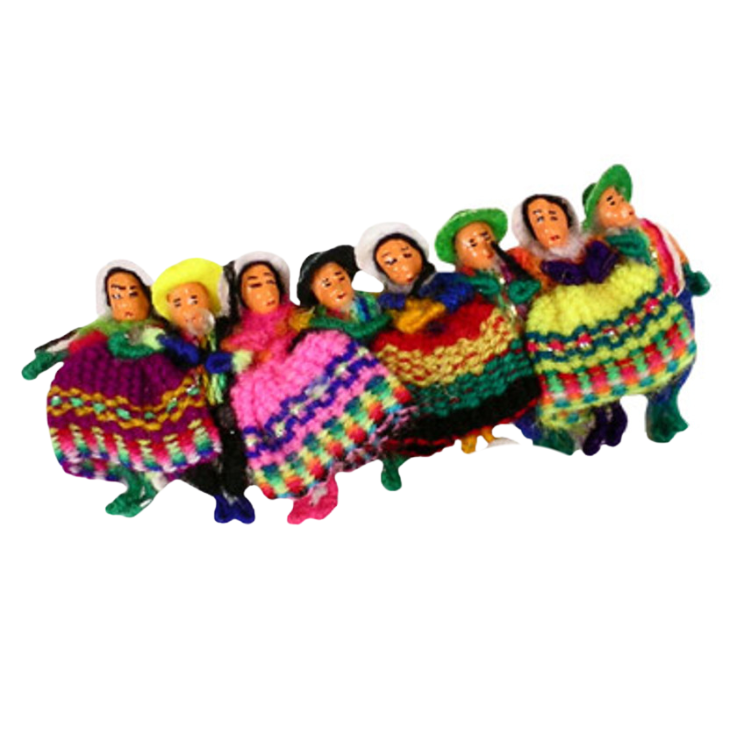 Worry Doll Barrette Dancing Worry Dolls
