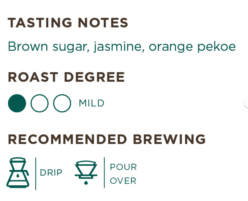 Yirgacheffe Mild Coffee