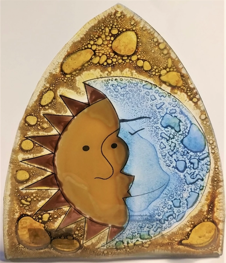 Handcrafted Recycled-Glass Night Light