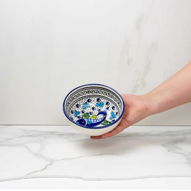 Blue Fish Ceramic Cereal Bowl