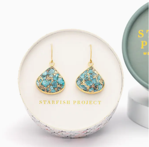 Emperor Stone Blossom Earrings