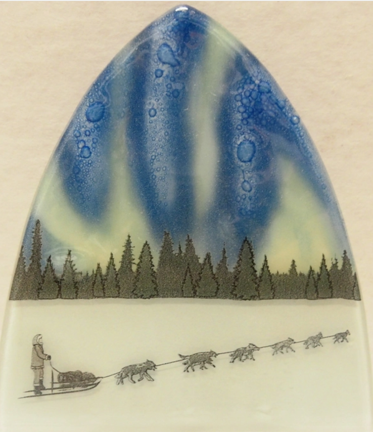 Handcrafted Recycled-Glass Night Light