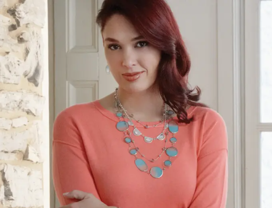 Aqua "Sea Horizon" Capiz Earrings