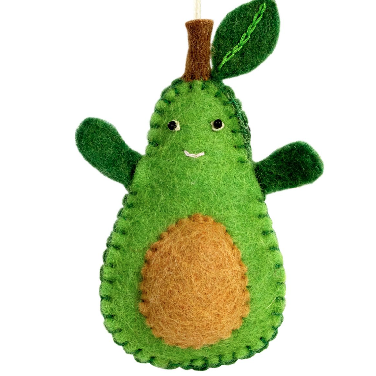 Avocado Kid Ornament