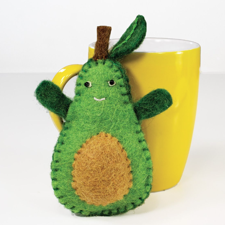 Avocado Kid Ornament