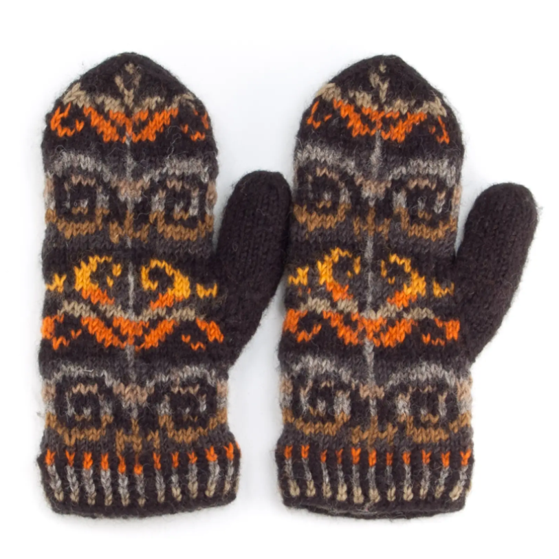 Natalia Mittens Black