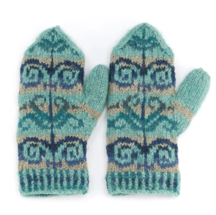 Natalia Mittens Mint