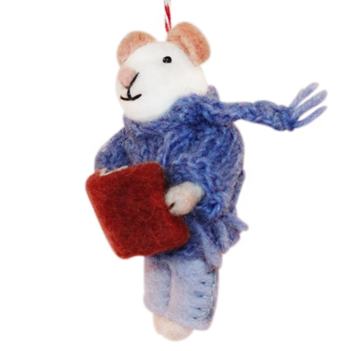 bookmouse ornament