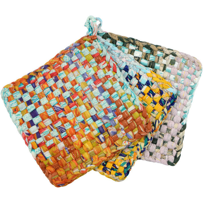 Village Sari Hot Mat / Pads - Set of 3