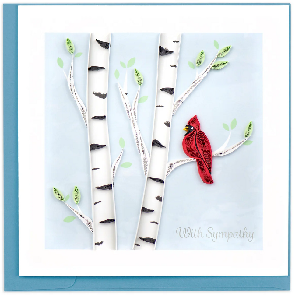Cardinal Sympathy Card