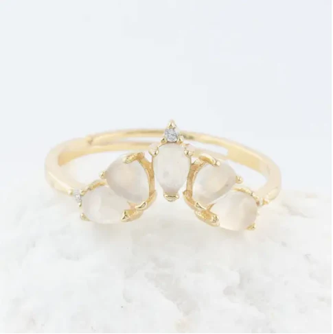 Celestial Moonstone Ring