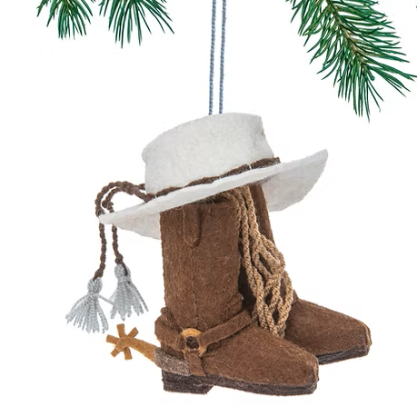 Cowboy Hat & Boots Ornament