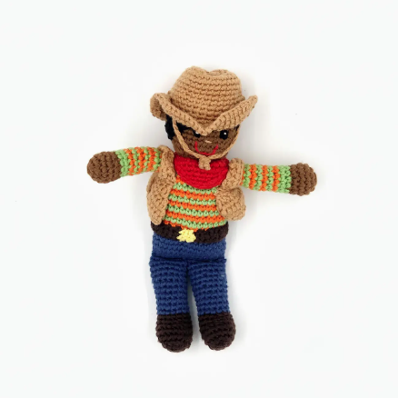 Toy Cowboy Rattle