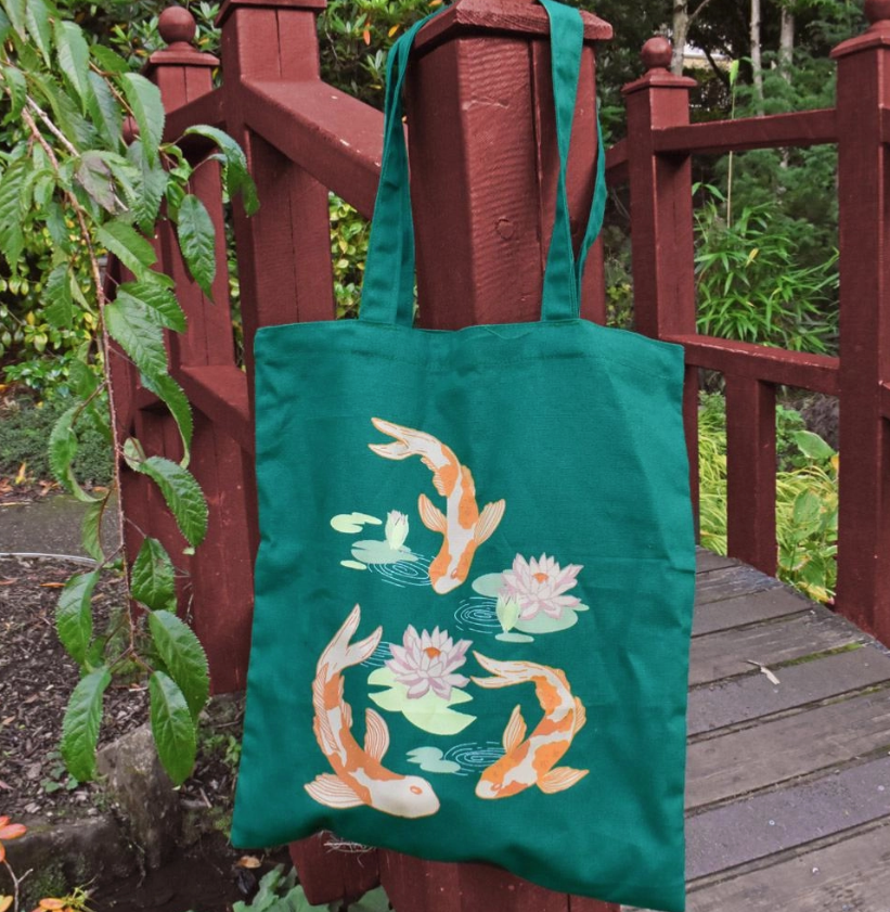 Tote Bag Recycled Cotton Fish