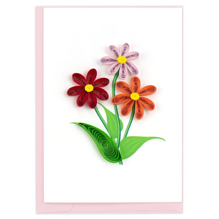 Gift Enclosure Daisy Card