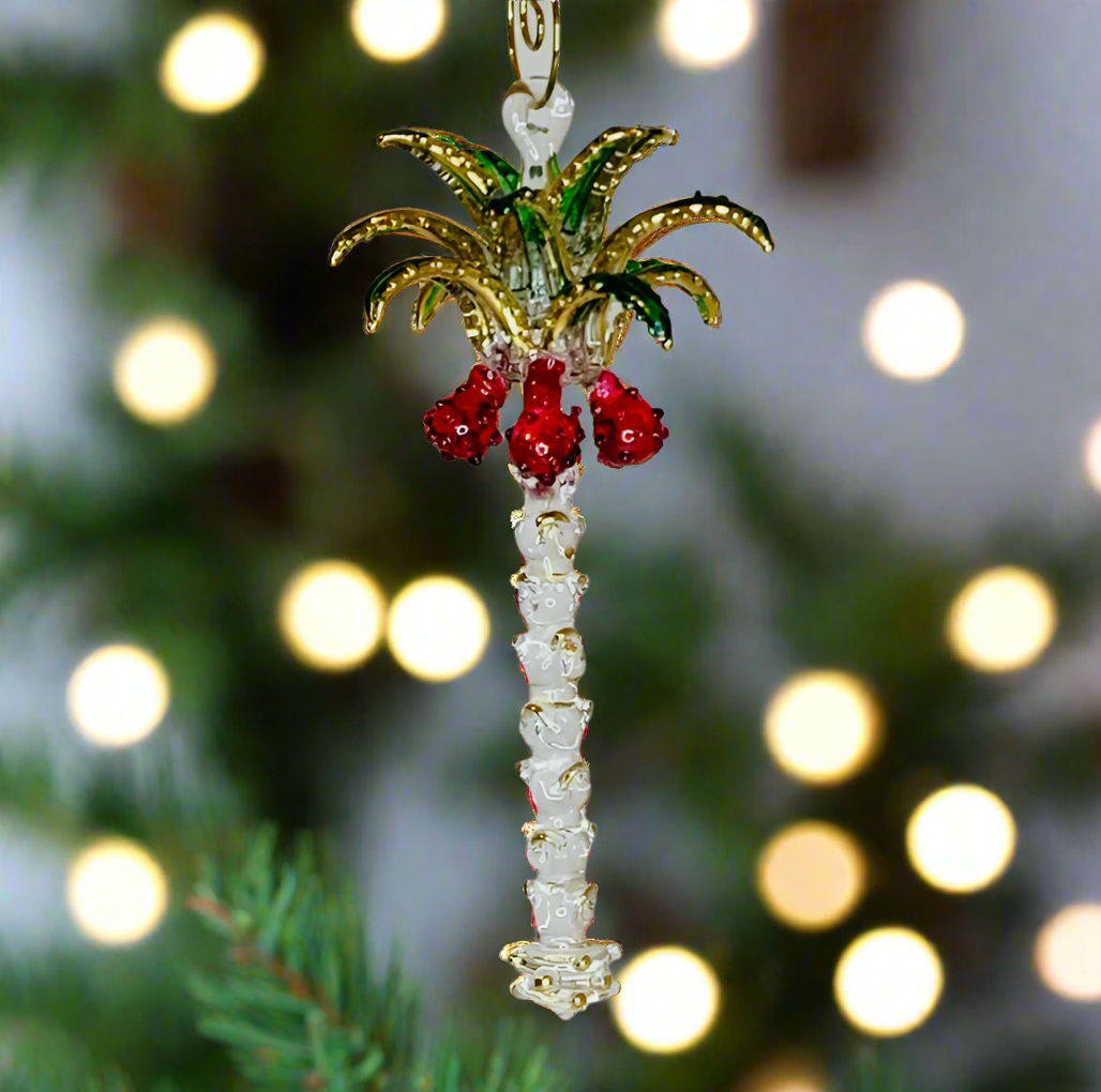 Blown Glass Palm Tree
