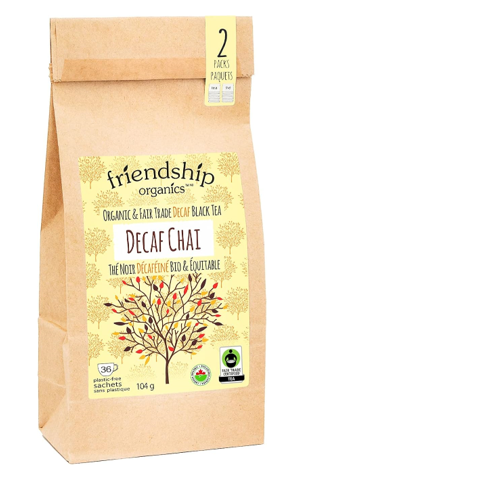 Organic Decaf Chai Friendship Tea - Twinpack