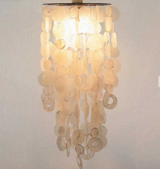 Deluxe White Capiz Chime