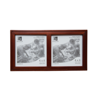 Natural Mahogany Etched Duo Frame