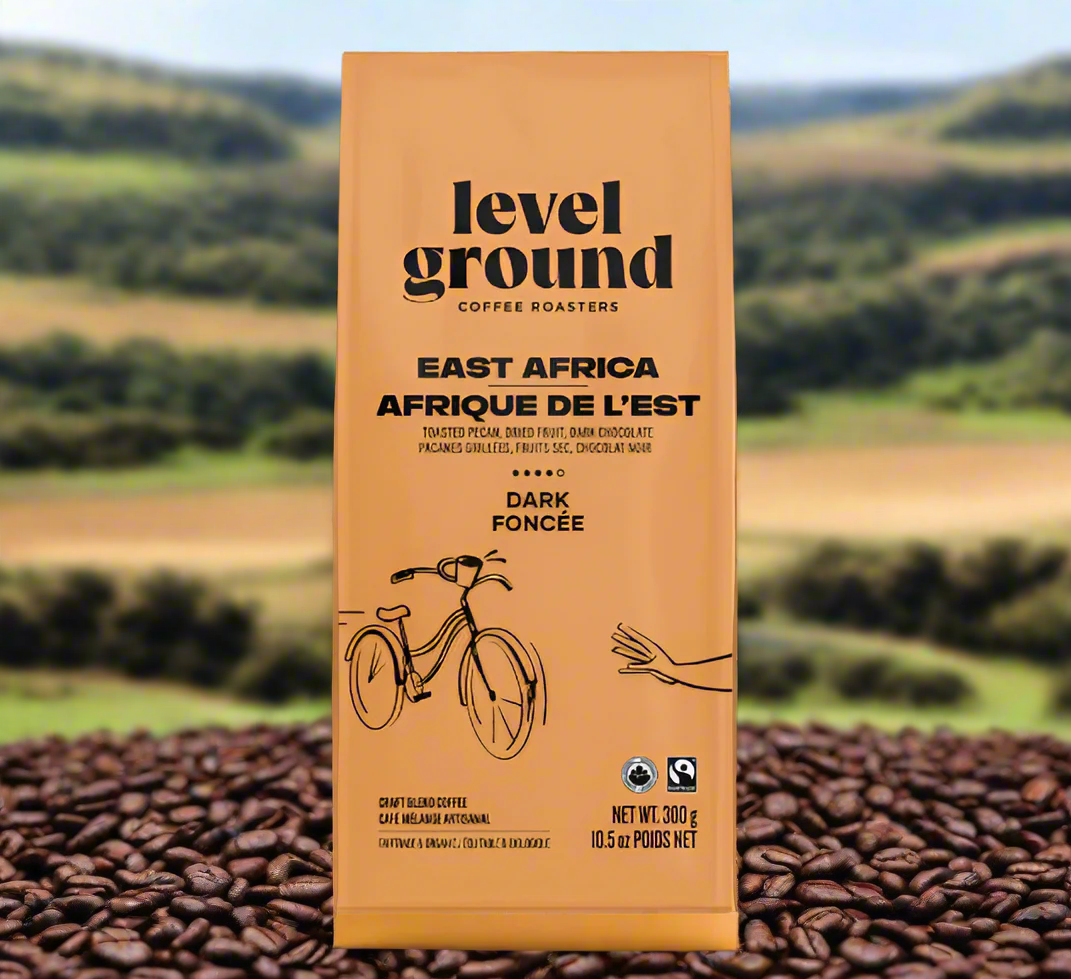 east africa level ground dark roast coffee