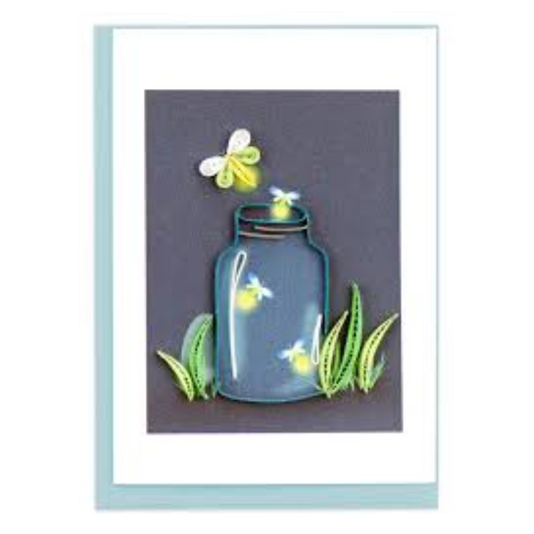 Gift Enclosure Fireflies Card