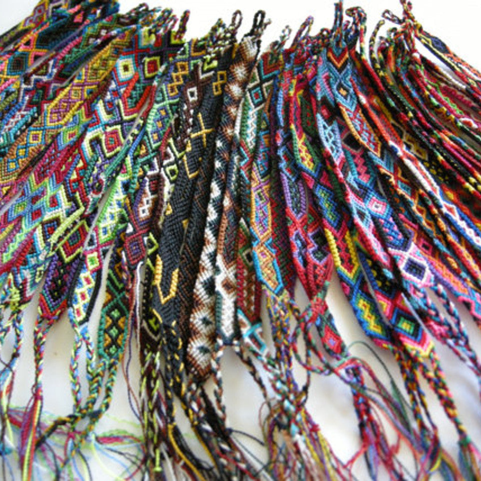 Friendship Bracelet Fine Detailed Woven Wool