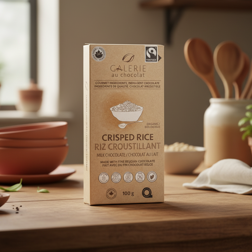 Crisped Rice Milk Chocolate Bar 100g