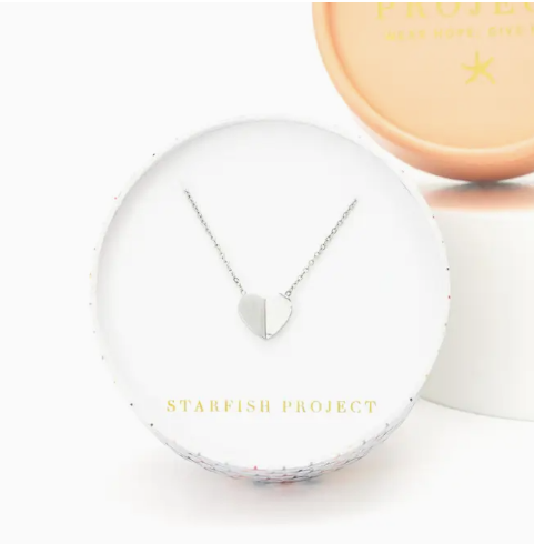 Alexis Silver Heart Necklace