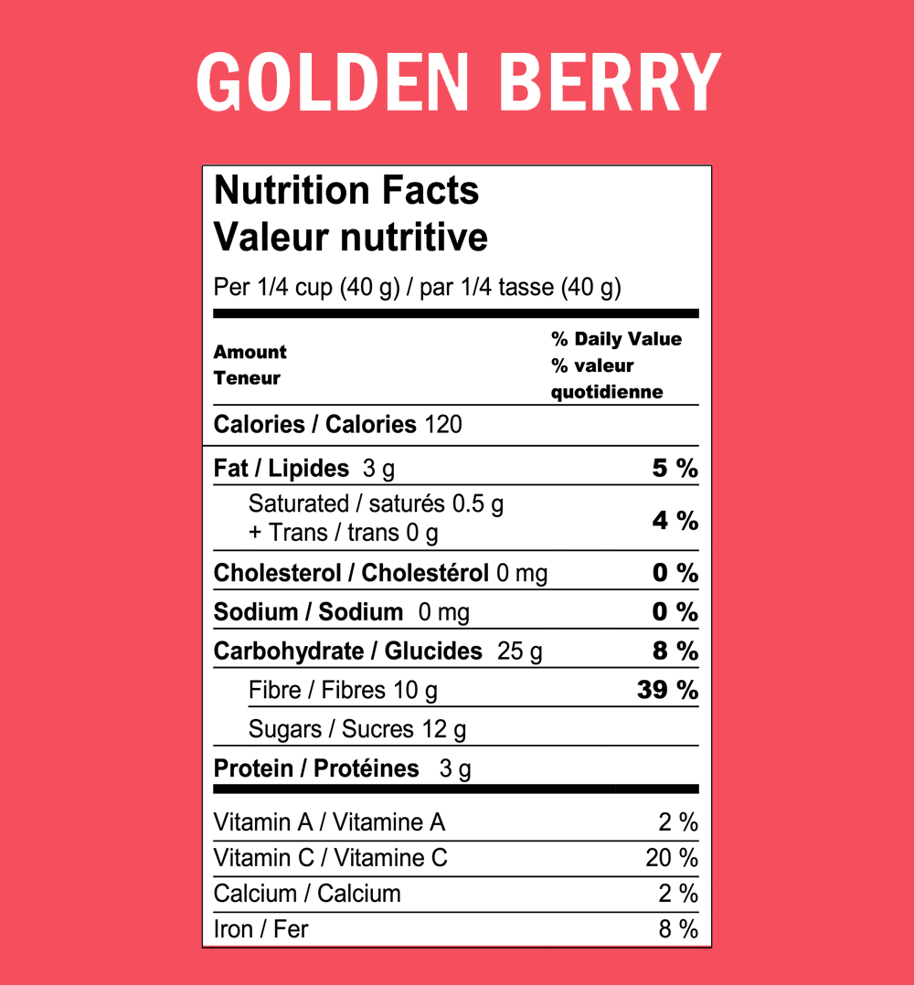 Golden Berry Premium Organic Dried