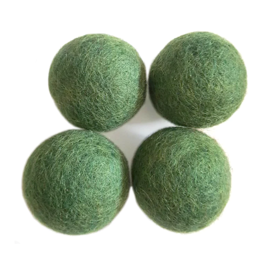 Green Felt Ball Pet Toys