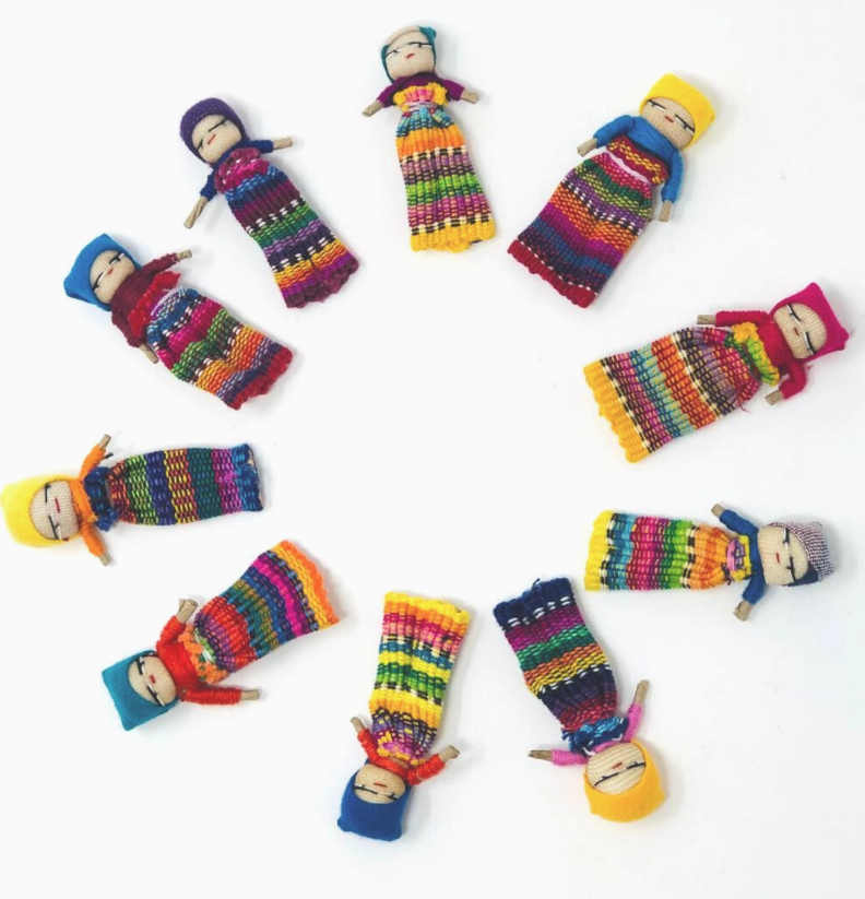2" Assorted Worry Dolls