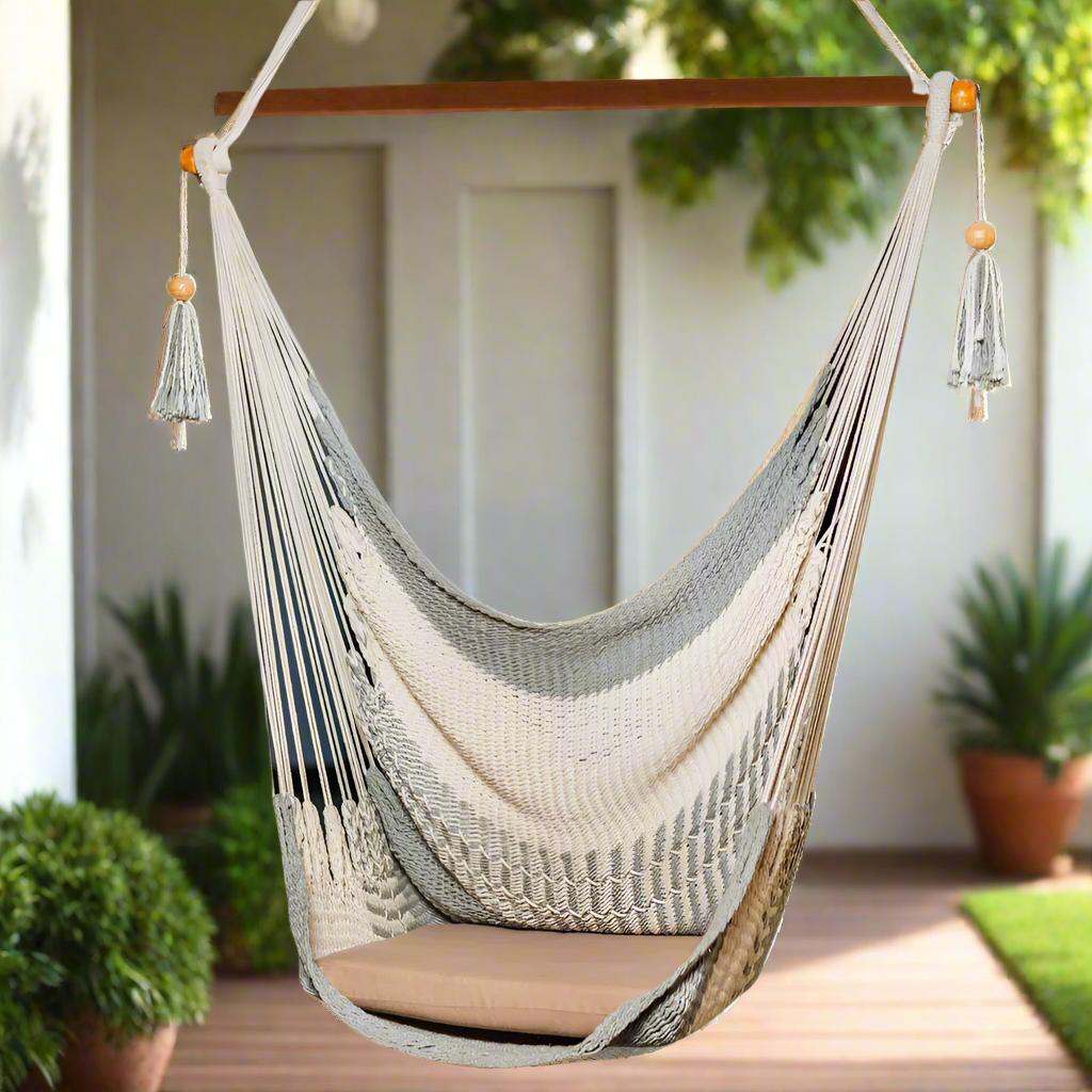 Hammock Chair Grey/Cream