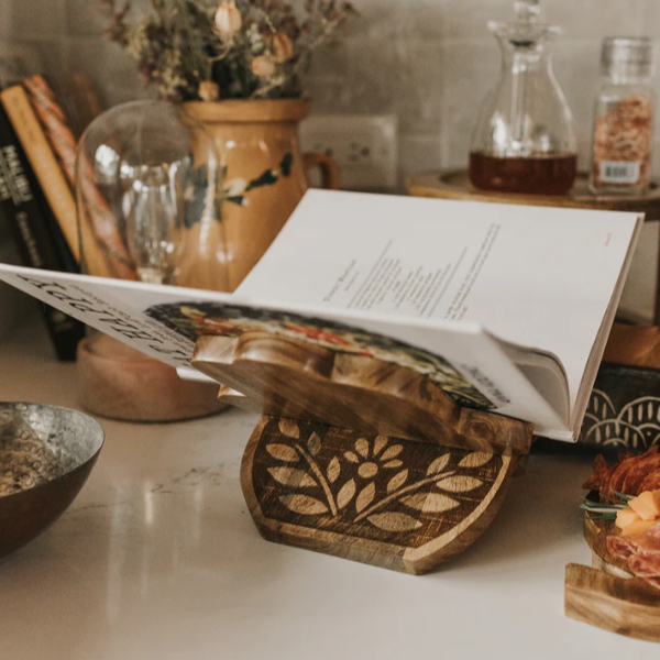 Hamsa Open Book Stand Holder