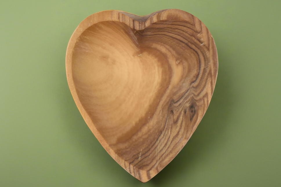 Olivewood Heart Ring Bowl