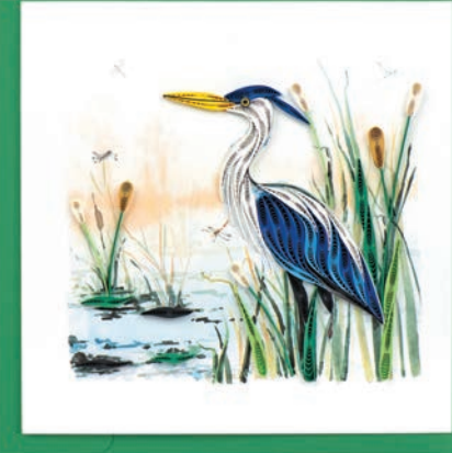 Blue Heron Card