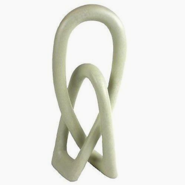 Lover's Knot Natural Stone 10"