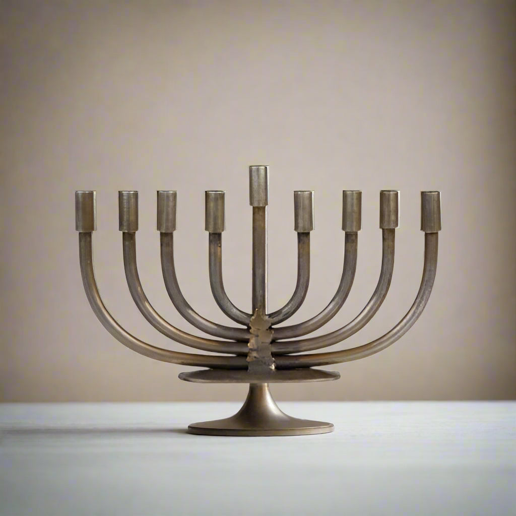 Wrought Iron Menorah