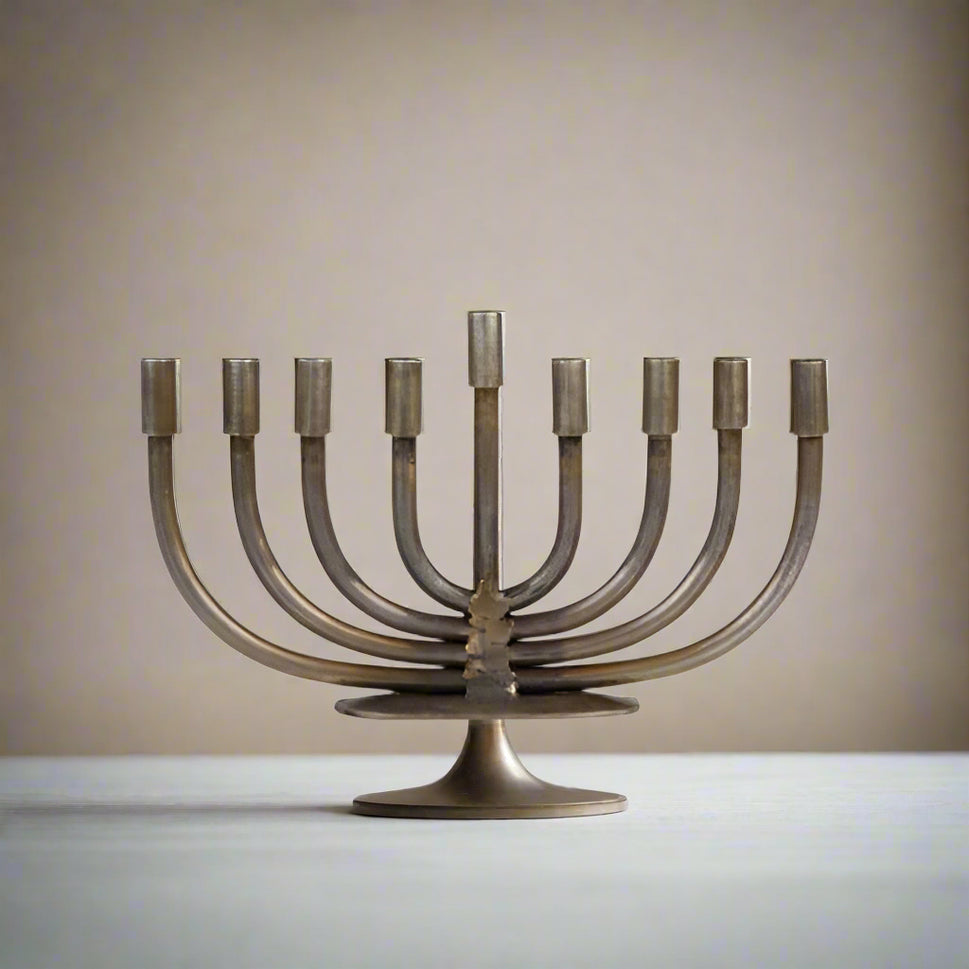 Wrought Iron Menorah