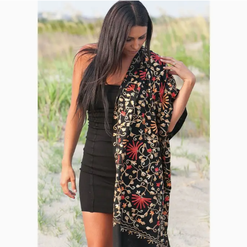 Kamal Embroidered Shawl