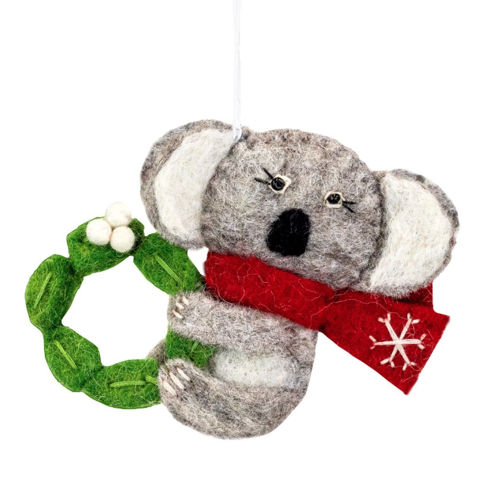 Snowflake Koala Ornament