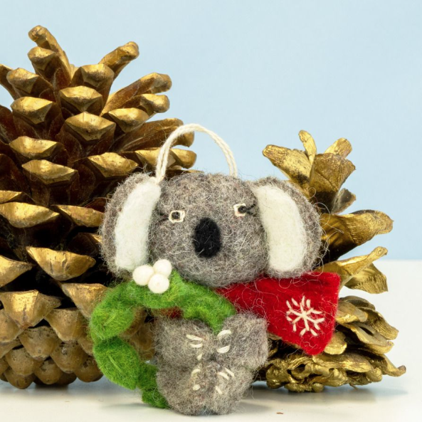 Snowflake Koala Ornament