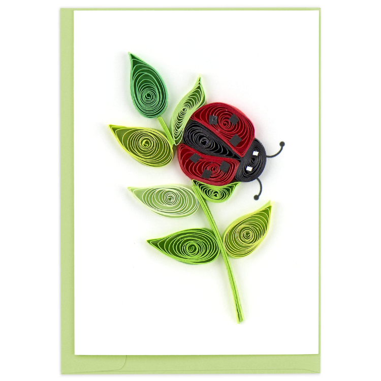Gift Enclosure Ladybug Card