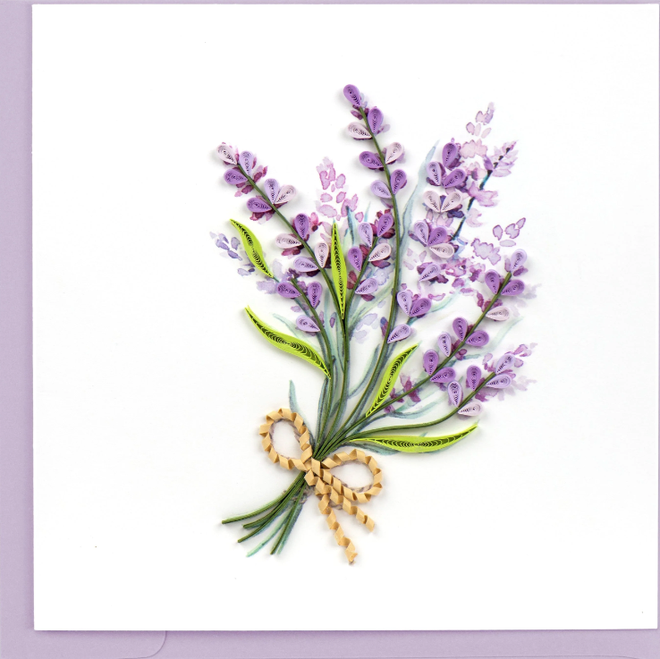 Lavender Bunch Card